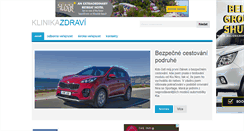 Desktop Screenshot of klinikazdravi.cz